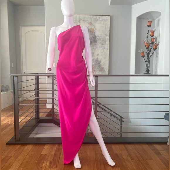 Amanda Uprichard Dresses & Skirts - Amanda Uprichard Marea Gown in Hot Pink